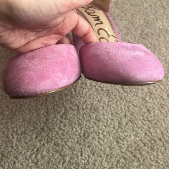 Sam Edelman Simmons- Fiji Pink Suede Block Heels size 7 - Picture 7 of 9